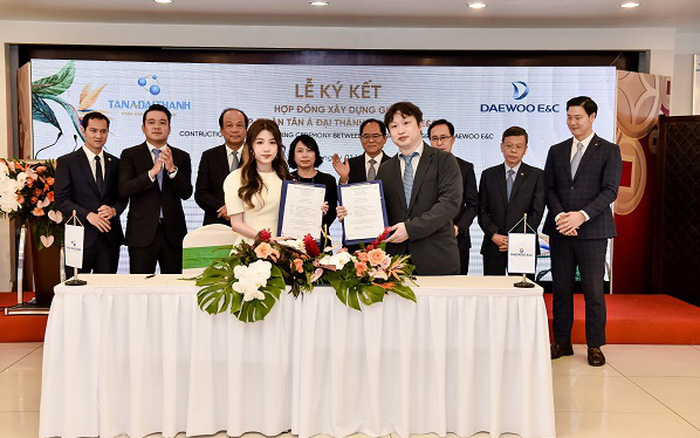 Lễ ký kết hợp tác của Tập đoàn Tân Á Đại Thành và Tập đoàn Daewoo E&C