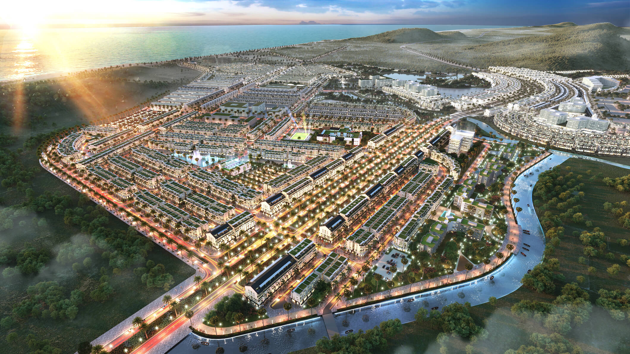 Phối cảnh dự án Crystal City - Giai đoạn 2 Meyhomes Capital Phú Quốc