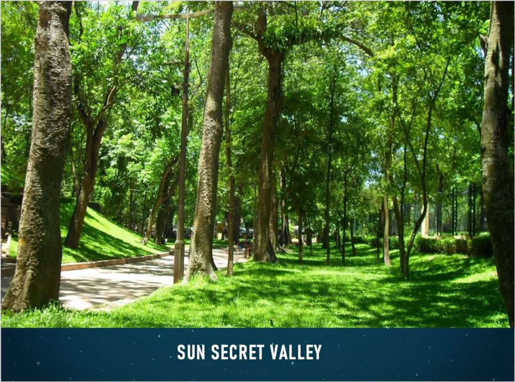 Không gian xanh tại Sun Secret Valley Phú Quốc