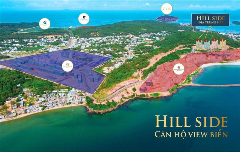 Dự án Hillside Residence Phú Quốc tọa lạc tại vị trí đắc địa, sở hữu địa thế “tựa sơn hướng thủy” độc đáo